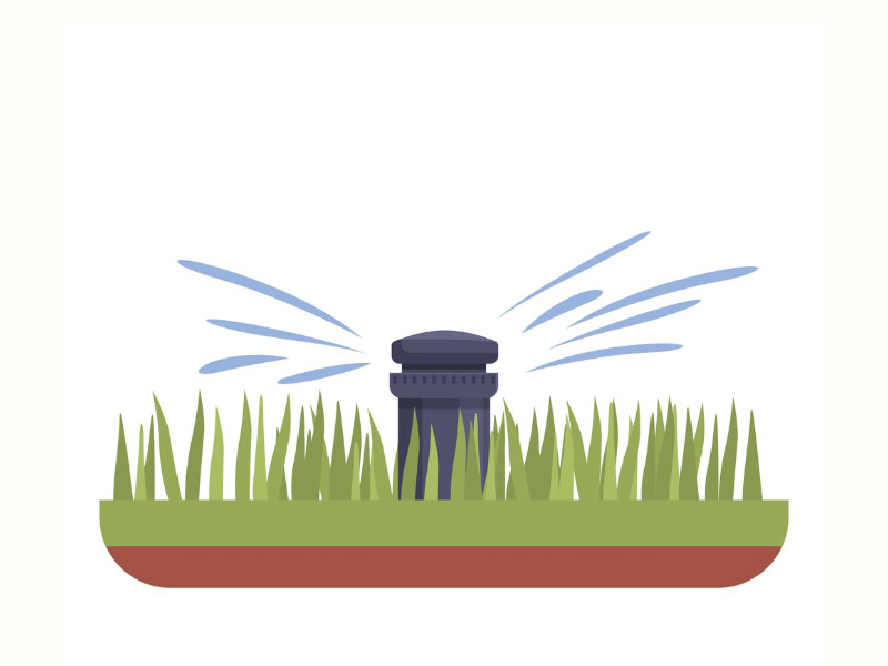 حیاط هوشمند - آبیاری